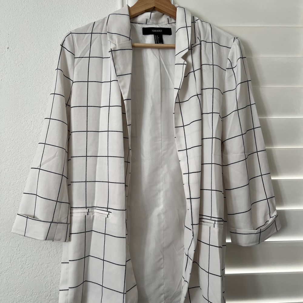 Plaid blazer